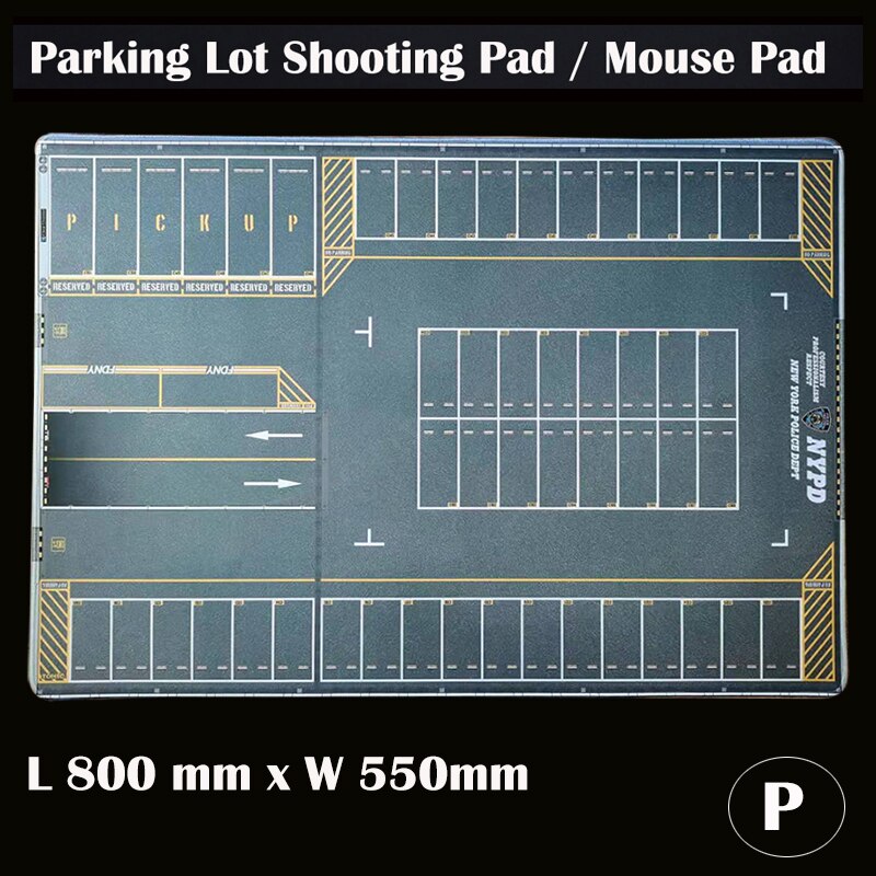 Model Car 1:64 Parking Lot Mat Vehicle Display Large Garage Mouse Pad Table Mat Vehicle Display Station