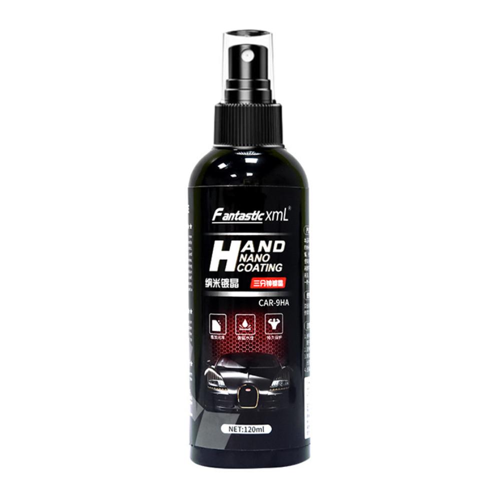Revêtement de verre hydrophobe de 120ml | Agent de revêtement Nano pour automobile, liquide en Spray, revêtement de verre Anti-rayure, soins de peinture pour détail automobile