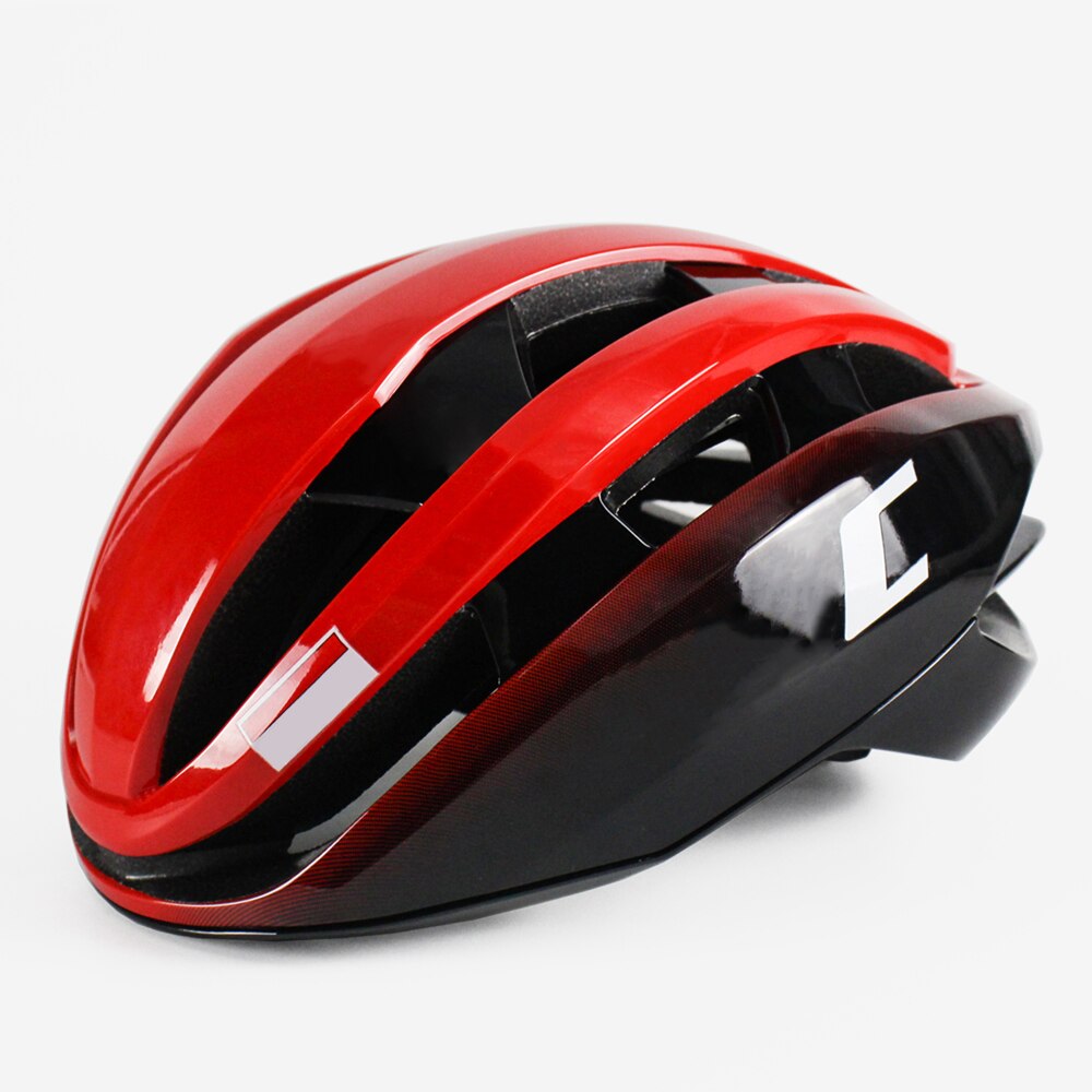 Fietshelm Aero Tt Rijden Fiets Helm Racefiets Fiets Sport Veiligheid Helm Voor Heren Vrouwen Triathlon Race Tijdrit helmes: Black red-2