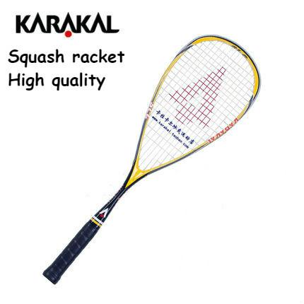 Original Karakal quetschen Schläger 130g SLC Kohlenstoff Faser Material Für quetschen Sport Ausbildung spiel spiel für Spieler Lernende raquete: Gelb