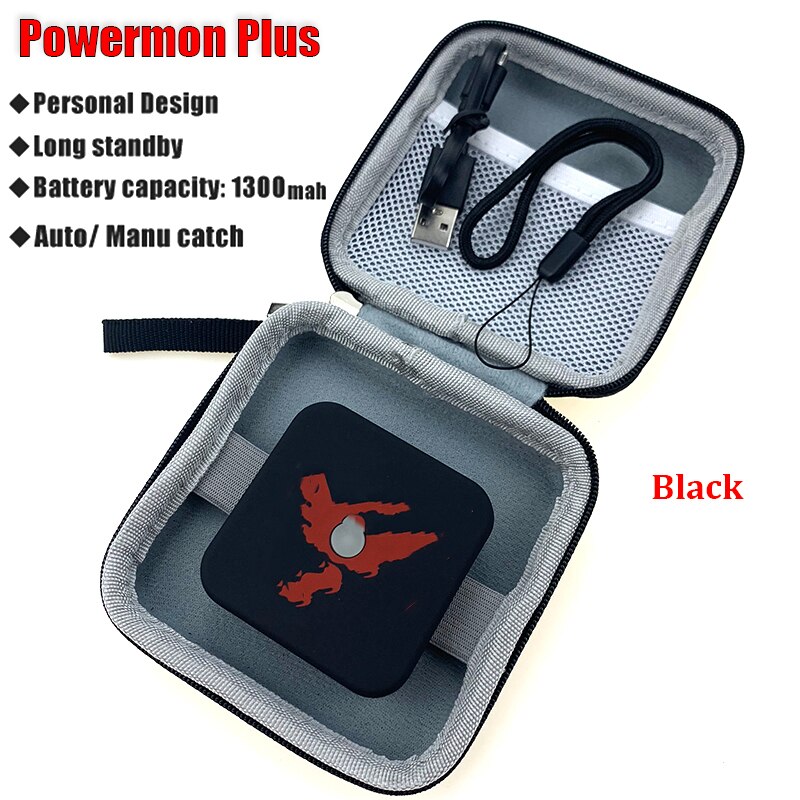 Auto Catch Automatic Reminder Bracelet Fit Interactive Figure Toy Powermon Plus for Powermon Go Plus: Powermon Black