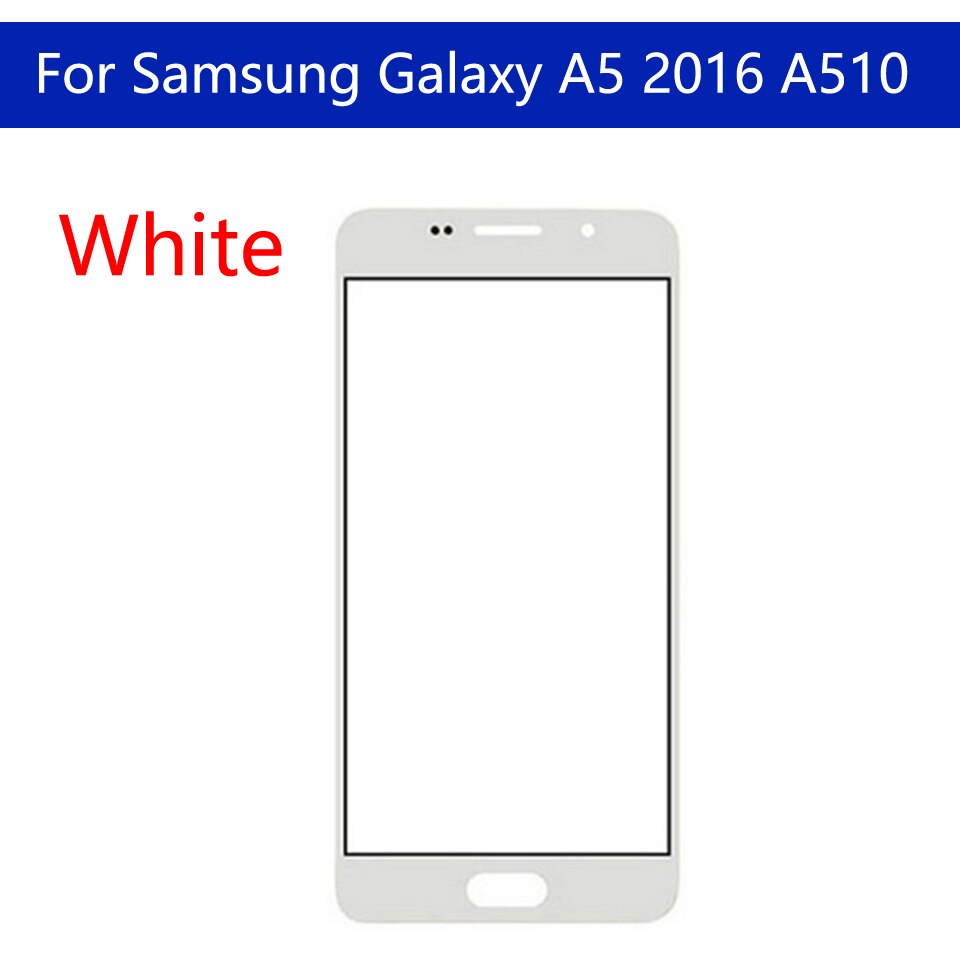 TouchScreen per Samsung Galaxy A5 2016 A510 Touch Screen pannello frontale lente in vetro esterno 5.2&quot;