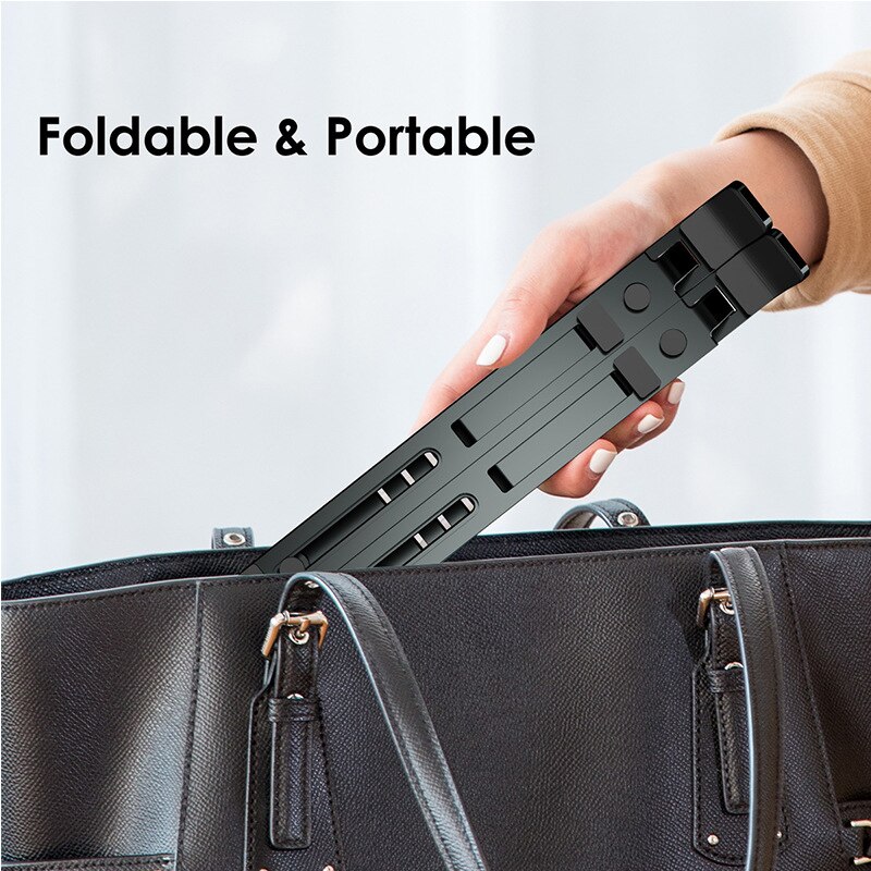 Fast folding Style Adjustable Aluminum Laptop Stand Desktop Notebook Holder Desk Laptop Stand For 7-15 inch For Macbook Pro Air