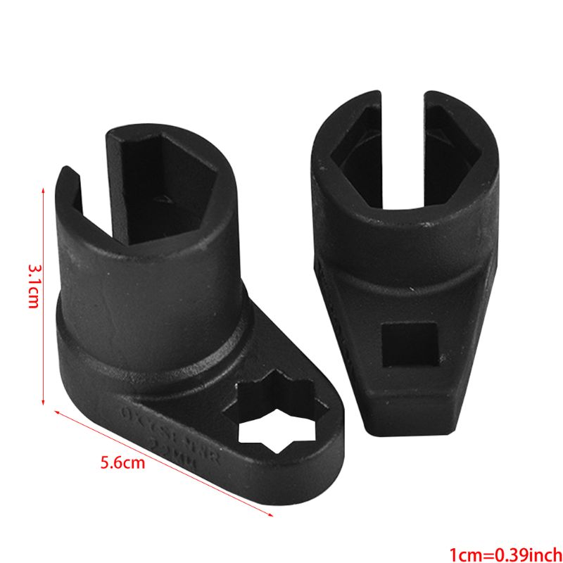 3Pc 1/2 & 3/8 Drive Auto Car 7/8" 22 mm O2 Oxygen Sensor Socket Wrench Tool Set