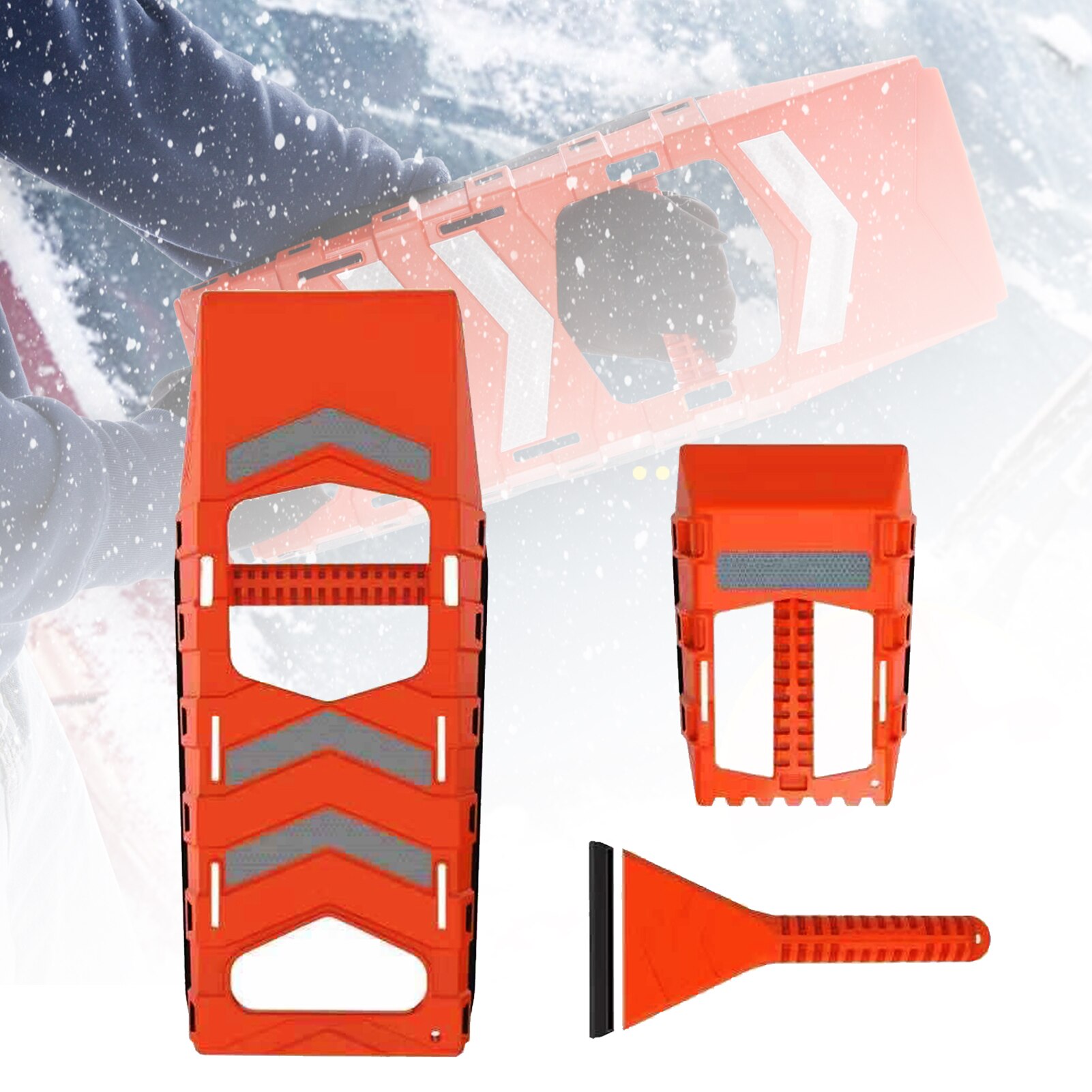 Multi-purpose Plastic Car Vehicle Clearing Snow Breaking Ice Safety Shovel Tool