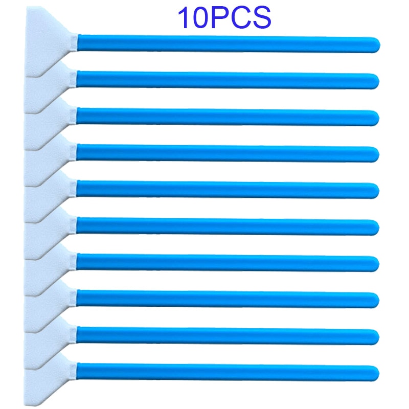 10pcs Blue SLR Digital Camera Sensor Cleaner Cleaning Rod Hand Tool Replacement