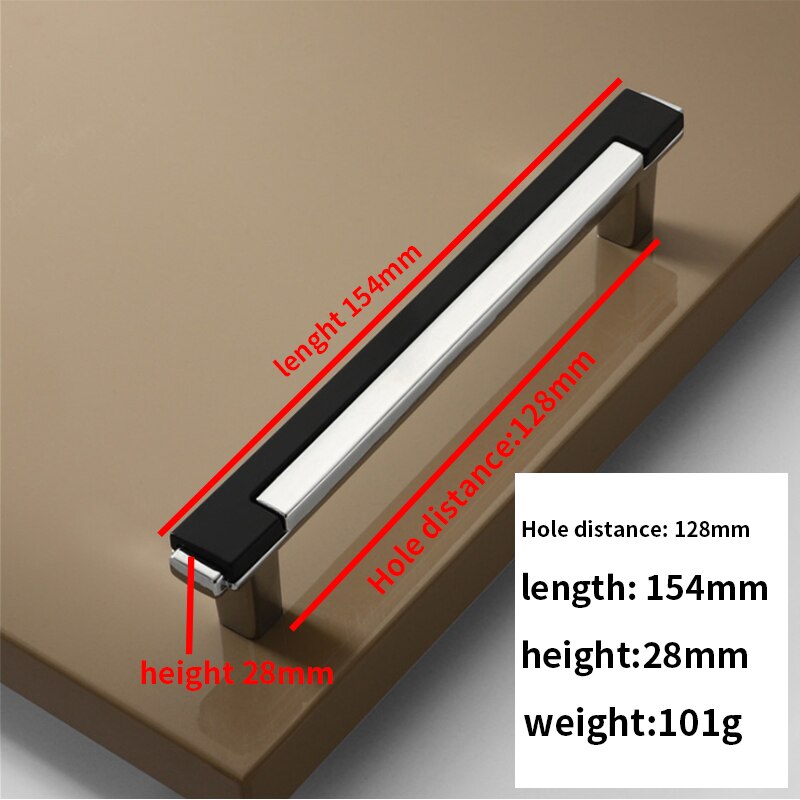 Light luxury golden chrome kitchen handle cabinet ... – Grandado