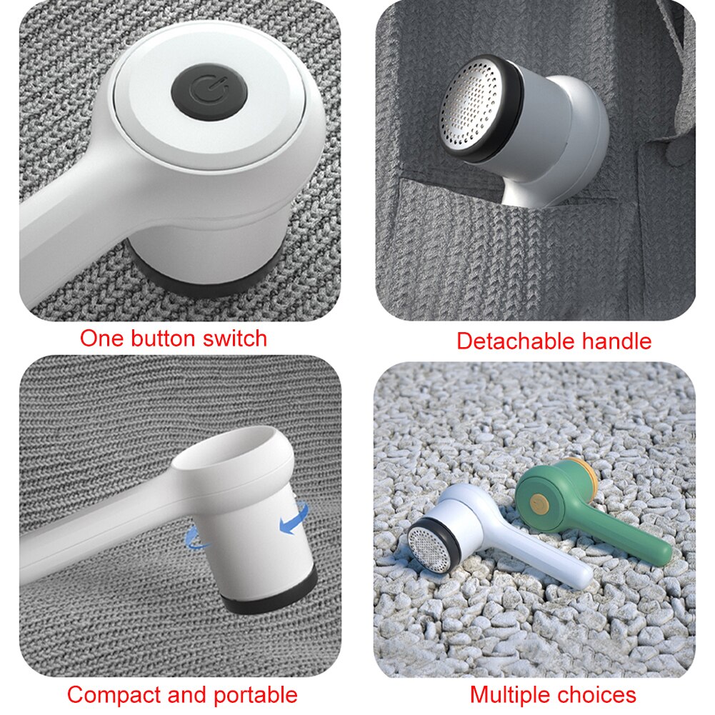 Elektrische Lint Remover Machine Oplaadbare Lint Remover Haarbal Trimmer Met Afneembare Handvat Voor Home Reizen