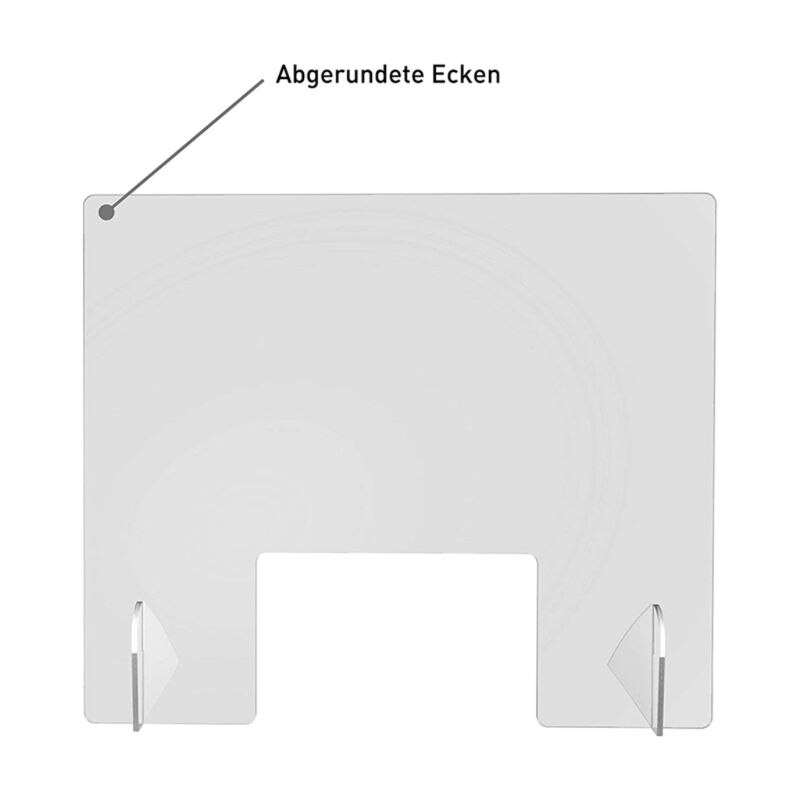 Aivastussuoja  - 16 "w  x 16 " t akryyli jakaja suoja este kilpi kassa