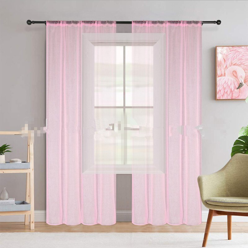 2pcs 1*2m Clear Gauze Backdrop Wedding Party Wall Decoration Photo Booth Backdrop For Marriage Birthday Chirstmas Backdrop Decor: 2pcs pink