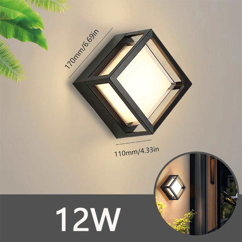 Led buitenwandlamp Waterdicht IP66 Led buitenverlichting Veranda Verlichting Balkon Tuinverlichting Buitenwandlamp tuinverlichting