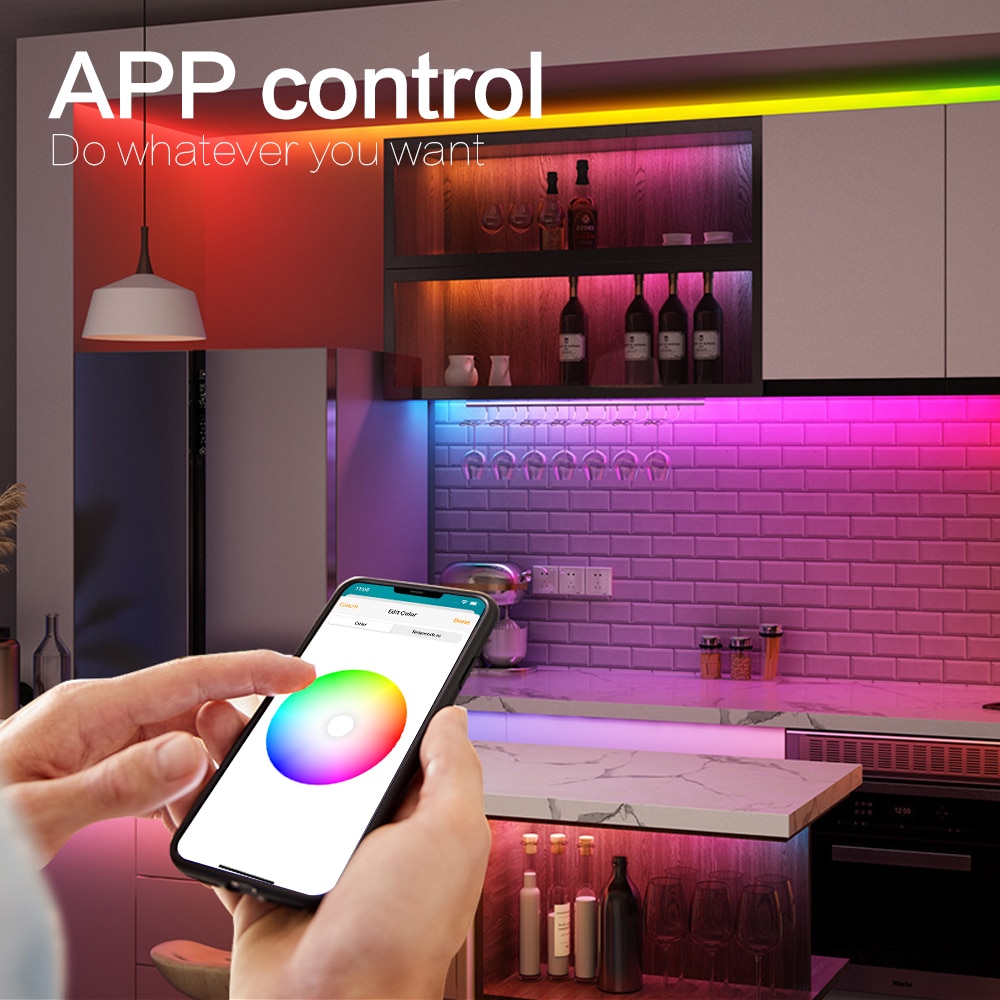 Zemismart Tuya Zigbee Driver Met 5M 10M Led Light Strip Rgbw Licht Riem Werk Met Homekit Via ZMHK-01 hub