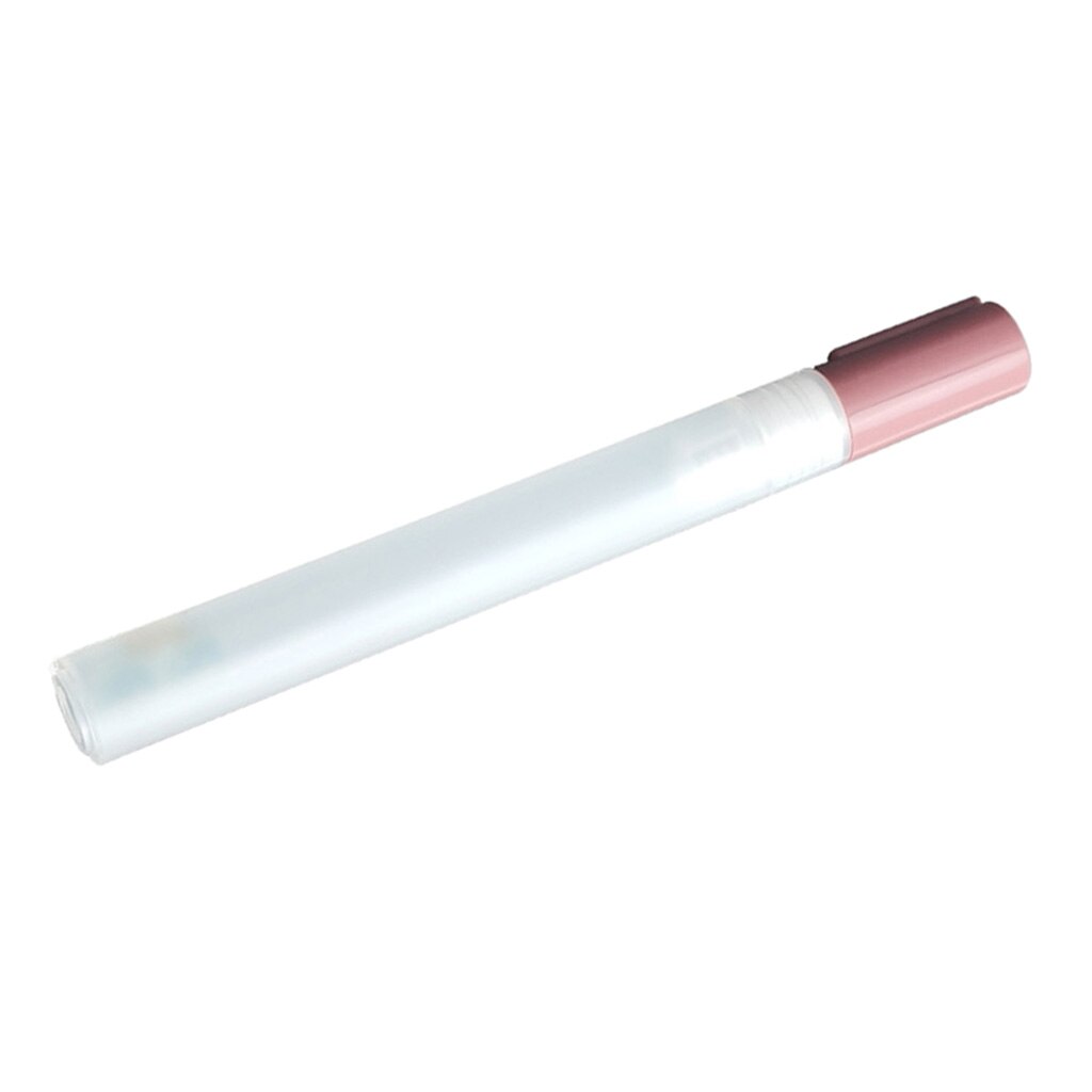 Punta plana redonda de 3mm, rotulador de pintura acrílica al óleo de acuarela, tubo de recarga de tinta en blanco