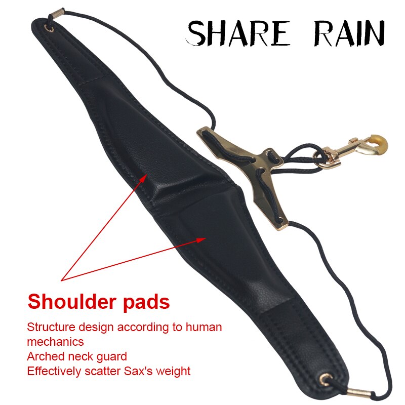 SHARE RAIN Sax Hanging belt Shape of wild geese flying Soprano Sax Alto Sax Tenor Sax universal Comfort