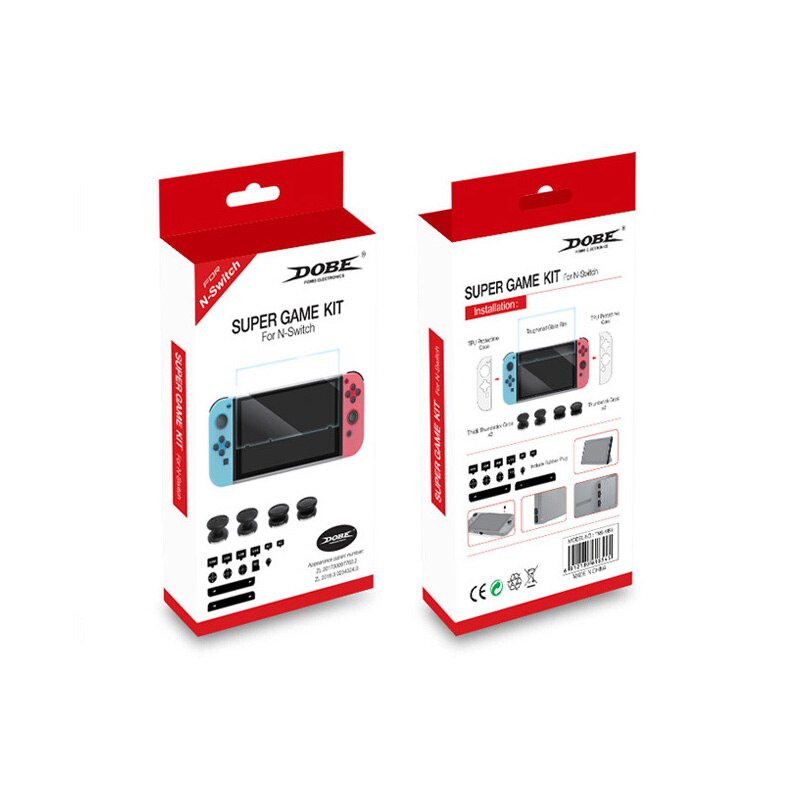 Super Game Kit Premium Gehard Glas Screen Protector Voor Nintend Schakelaar Screen Protector Voor Nintend Schakelaar Accessoires