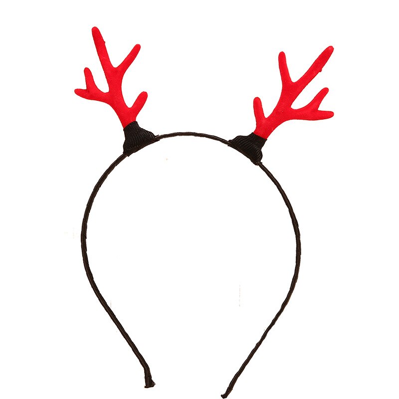 1 pc jul hjorthorn pannband xmas svampboll söta hårband tjejer kvinnor hårnålar håraccessoarer