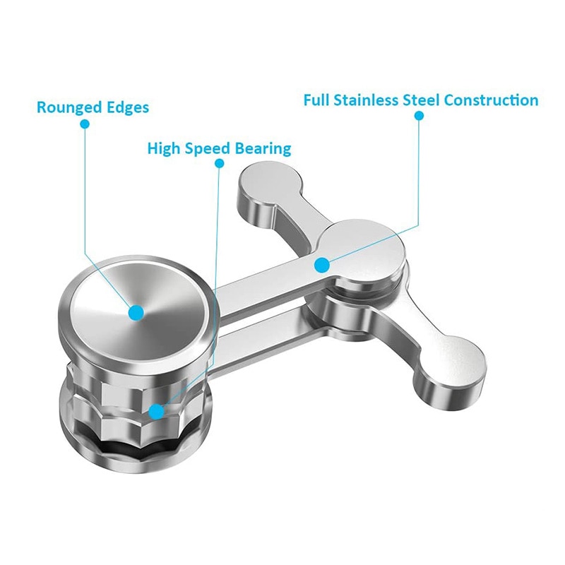 Bijgewerkt Anti-Angst Fidget Spinner Fidget Hand Speelgoed Draagbare Decompresses Ontspannen Speelgoed Cadeau Voor Kinderen Volwassen Stress Relief