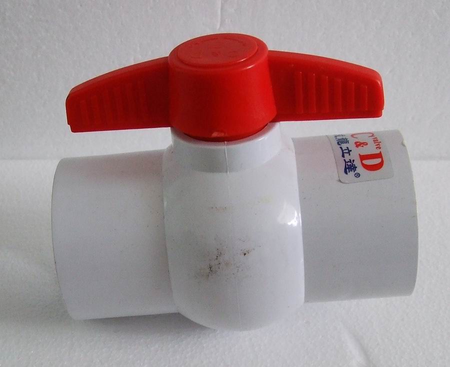 2" Spa Pool Drain Valve 2 Inch PVC Ball Valve-RED: Pool, Spa, Irrigation, Pond, Aquarium, Plumbing
