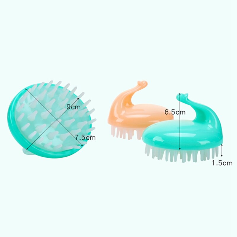 1Pcs Baby Head Hair Washing Scalp Shampoo Air Brush Comb Soft Massager Brushes Cleaning Care Tool