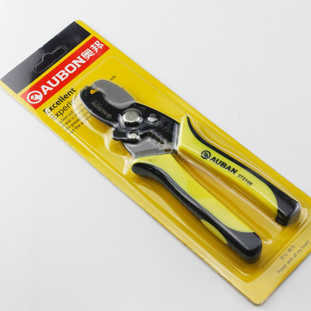 AUBON 7" Wire Stripper Cable Cutting Scissor Stripping Pliers Cutter 1.6-4.0mm Hand Tools Ferramentas Herramientas