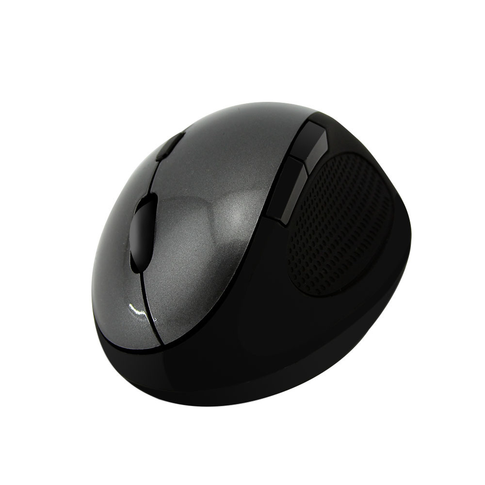 Verticale Ergonomische Muis Ergonomische Gamer Muis Kit Usb Oplaadbare Gaming 2.4G Draadloze Mause Voor Pc Laptop Notebook Computer: GRAY