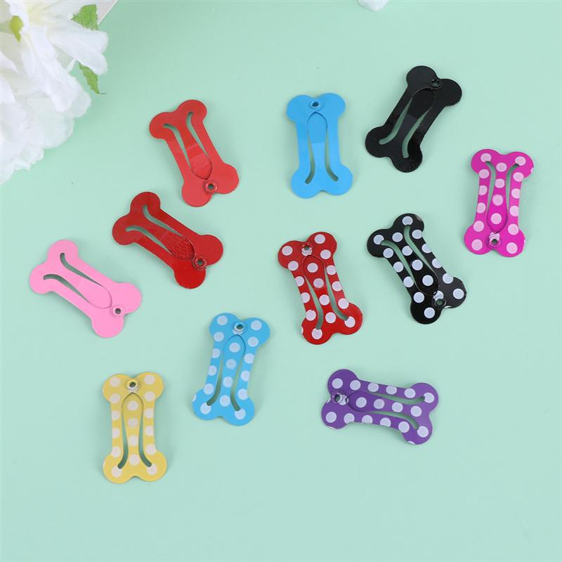 20 Stück Hundehaarschleifen Mit Gummiband - Niedliche Haar-Accessoires Für Welpen - Mit Strass & Perlen