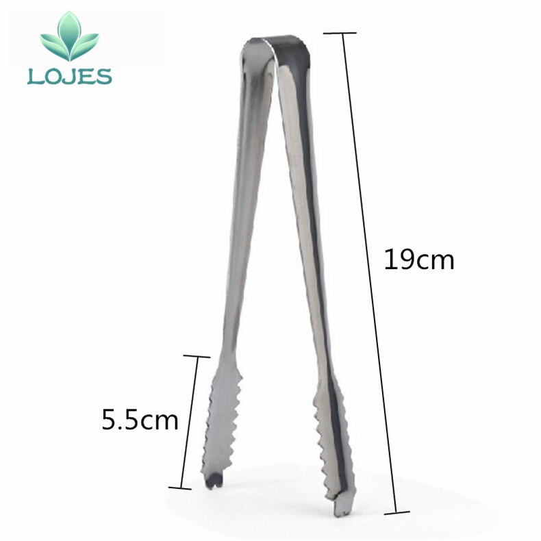 Pince à glace pour Barbecue | Pince pour Barbecue en acier inoxydable de 18cm, pain, nourriture pince à glace pince à glace, outil barre accessoires de cuisine 1 pièce