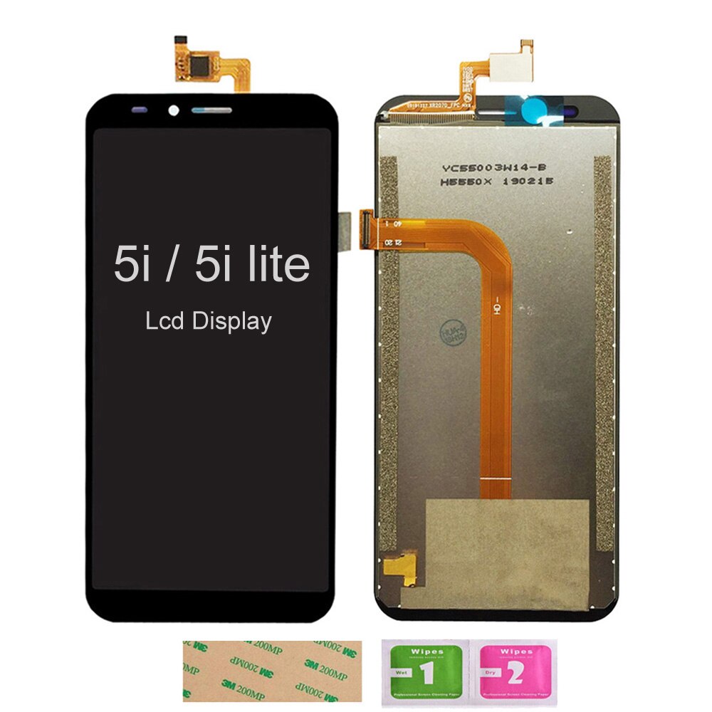 Écran d'affichage à cristaux liquides pour Inoi 5i / 5i Lite écran LCD écran tactile panneau de capteur de numériseur: Black