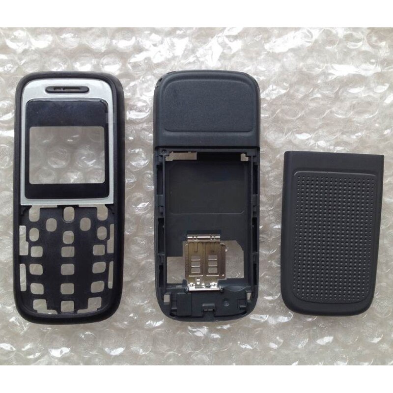Baansam behuizing voor nokia 1200 1208 zonder toetsenbord: Zilver