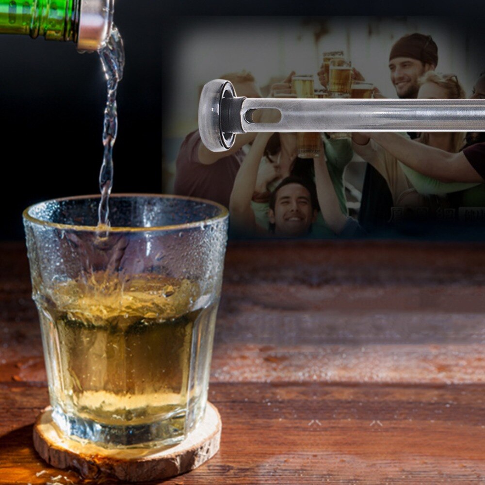 2 pz in Acciaio Inox di Raffreddamento Spiedi Bottiglia di Birra refrigeratore Spiedi per Una Rapida di Raffreddamento di Bevande in Bottiglia Fisico Interno Congelati