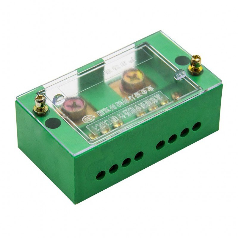 Bornier de fil deux en huit sorties FJ6, 220v, ligne de distribution, deux phases, domestique, zéro fil sous tension