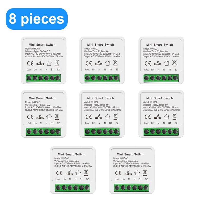 Tuya zigbee switch modul smart home 16a 100-240v arbejde med alexa google home yandex alice stemme / fjernbetjening timing switches