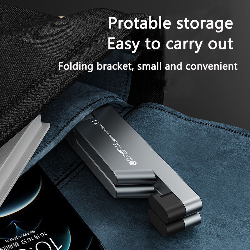 T1 tragbar Halter Universal- Mini Größe Aluminium tragbar Falten Pult montieren Halter Halterung Handy, Mobiltelefon Telefon Wiege Foldable Stand