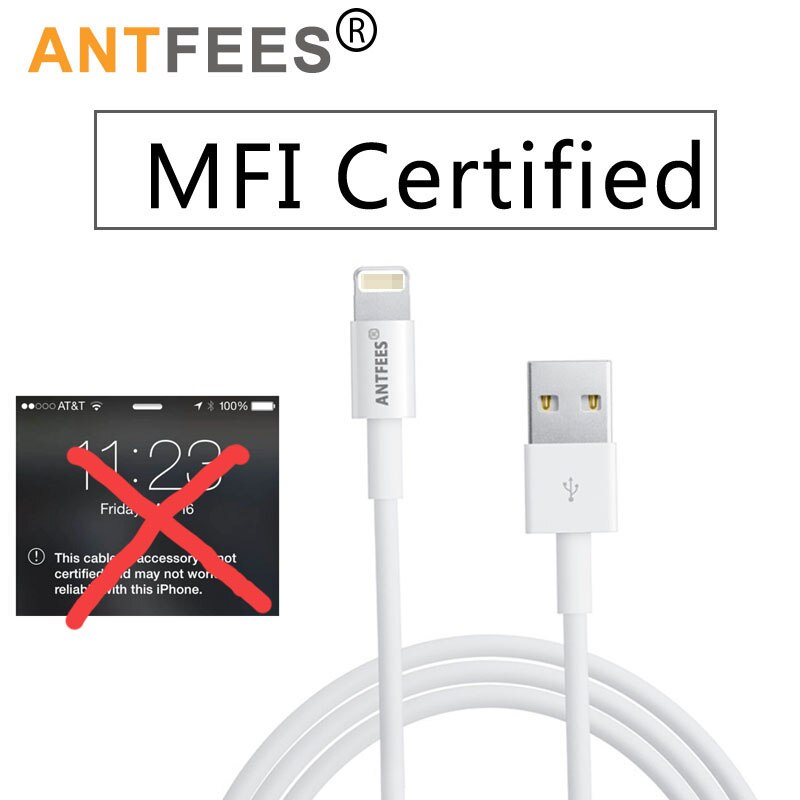 MFi certifié Original 1 M 3 M 8 broches USB câble chargeur de synchronisation de données pour iPhone SE 5 s 6 s 6 7 8 plus IOS 8 9 pour iPad/iPod cordon