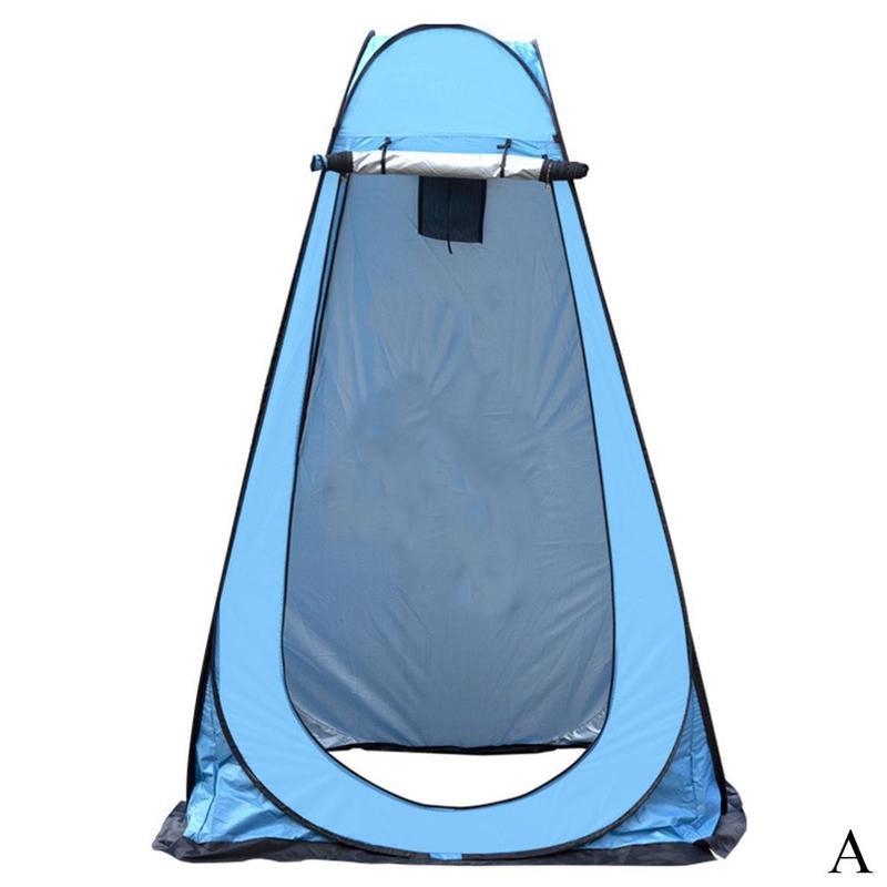 Al aire libre ducha inodoro carpa baño cambiar de habitación de 1.2X1.2X1.9m tienda playa baño privacidad: Azul