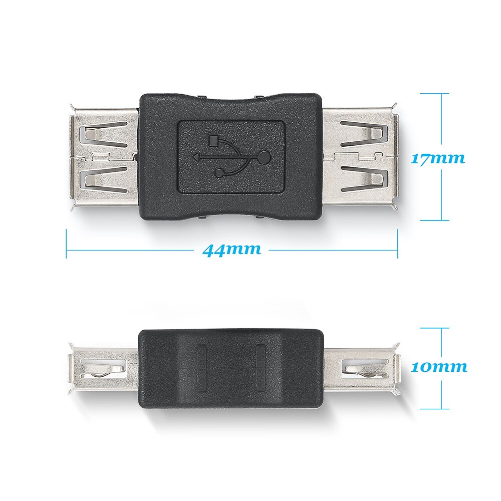 1 Stuk Adapter Datakabel Usb 2.0 Extender Vrouw-vrouw Cord 2.0 Extender Cord Voor Pc Tv Usb Micro Sd adapter