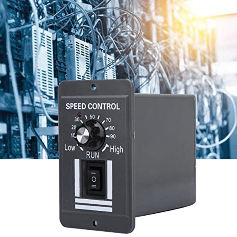 DC 12-60V PWM-Motorregler – 40A, Vorwärts/Rückwärts, Dynamische Einstellung, Robustes Gehäuse