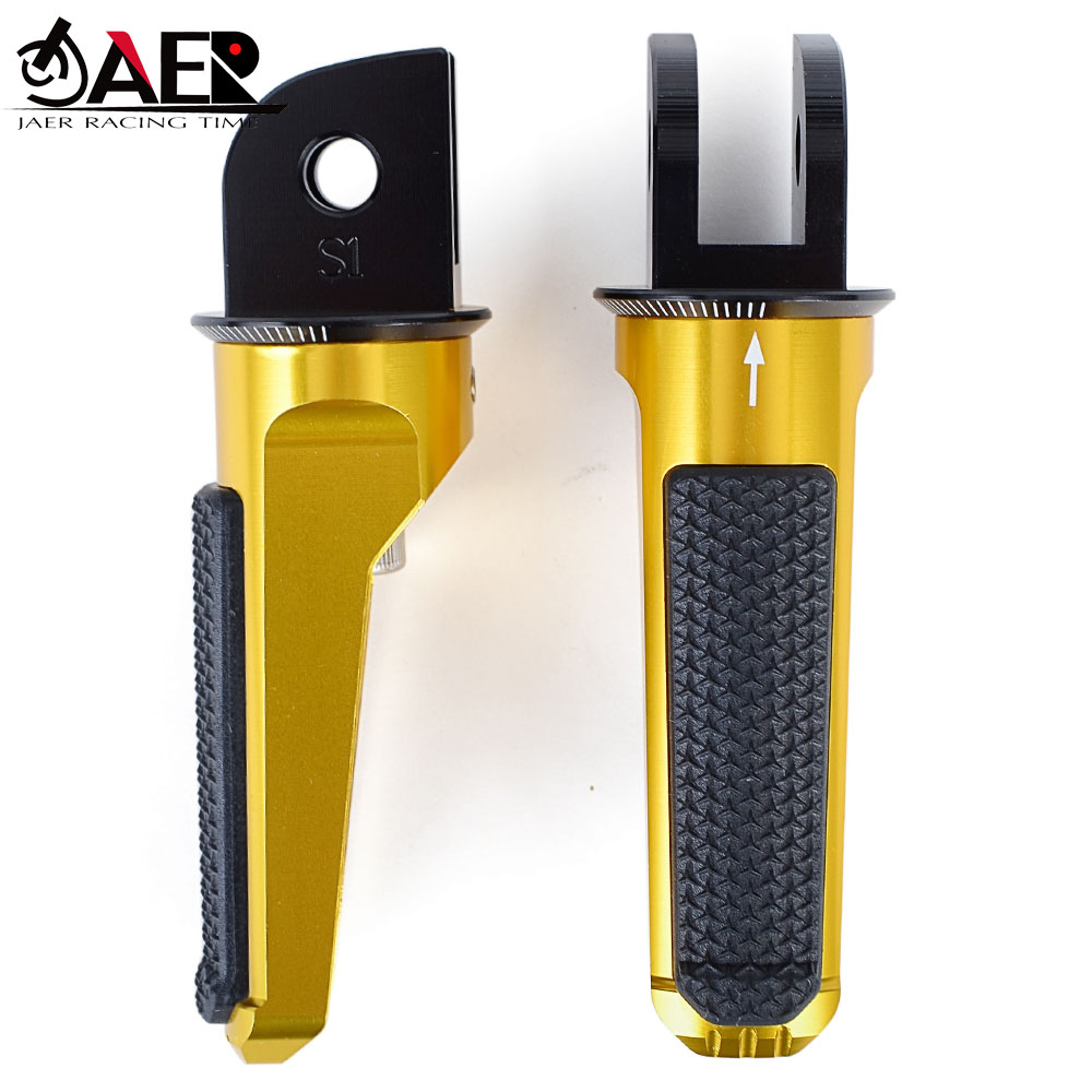 Piede Del motociclo di trasporto Pioli Anteriore Cavaliere Pedale per SUZUKI B-re DL250 V-STROM GSR 600 750 GSXR GSX-S 600 750 1000 SV650 SV650X