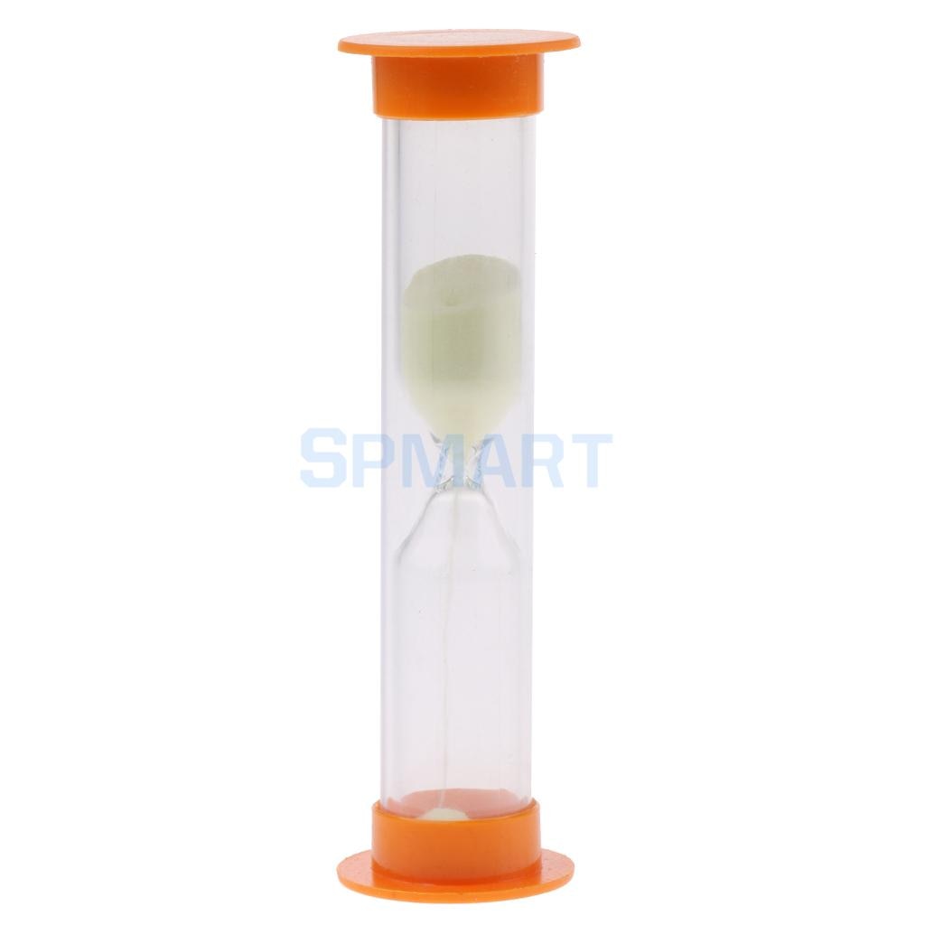 MagiDeal 1 Minute Kunststoff Sand Timer mit Orange Rahmen Party Requisiten Glow in The Dark für Home-Office Schreibtisch Tisch dekoration Spielzeug