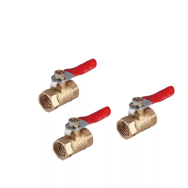 Pneumatische Valve 1/8 "1/4" 3/8 "1/2" Interne en externe Draad Kogelkraan Luchtcompressor Kogelkraan pneumatische componenten