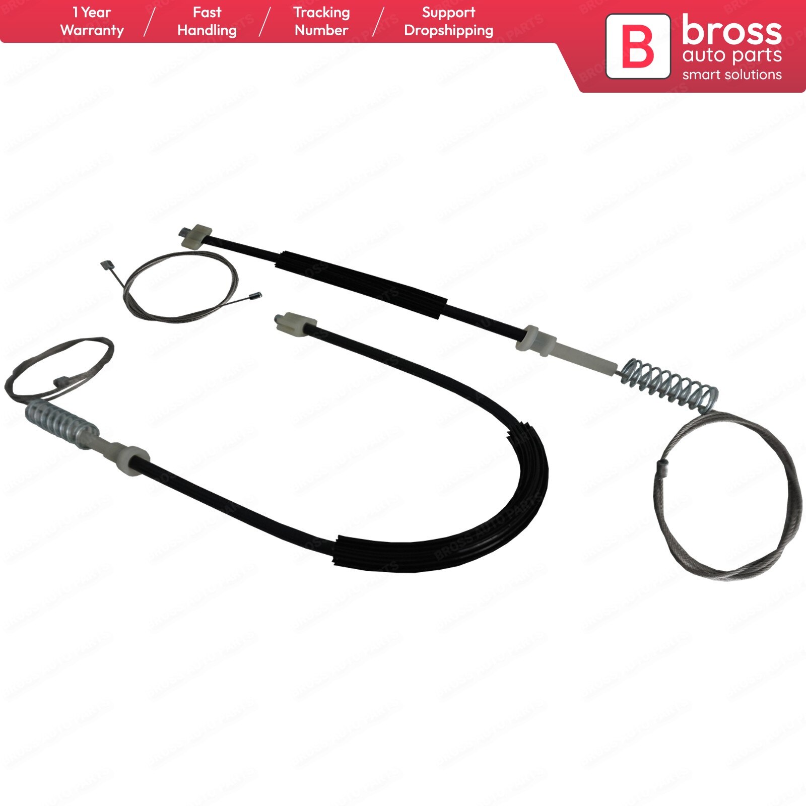 BWR5362 Window Regulator Repair Set Front A4477204000, A4477203900 for Mercedes Vito W640 W447 W448 Made in Turkey