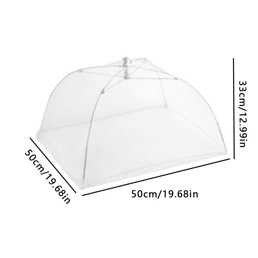 Folding Food Mesh Cover Tent Home Dining Table Kitchen Counter Meal Vegetable Fruit Umbrella Breathable Insect-proof Food Cover