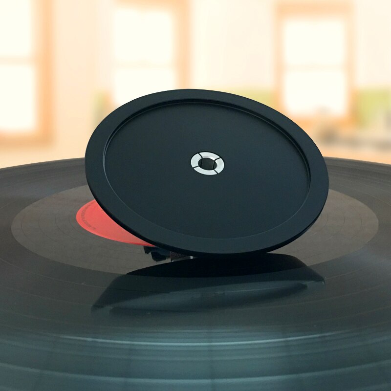 Pom vinyylilevykiinnike 76g lp levy vakaaja ennätys paino levysoitin vinyyli puristin tärinänvaimennin