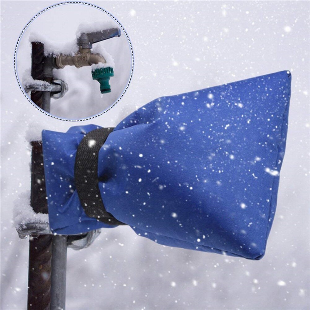 Winter Frostschutz Wasserhahn Schutz Abdeckung Oxford Tuch Wasserhahn Isolierung Abdeckung draussen Frost Schutz sparen klopfen Tasche: C