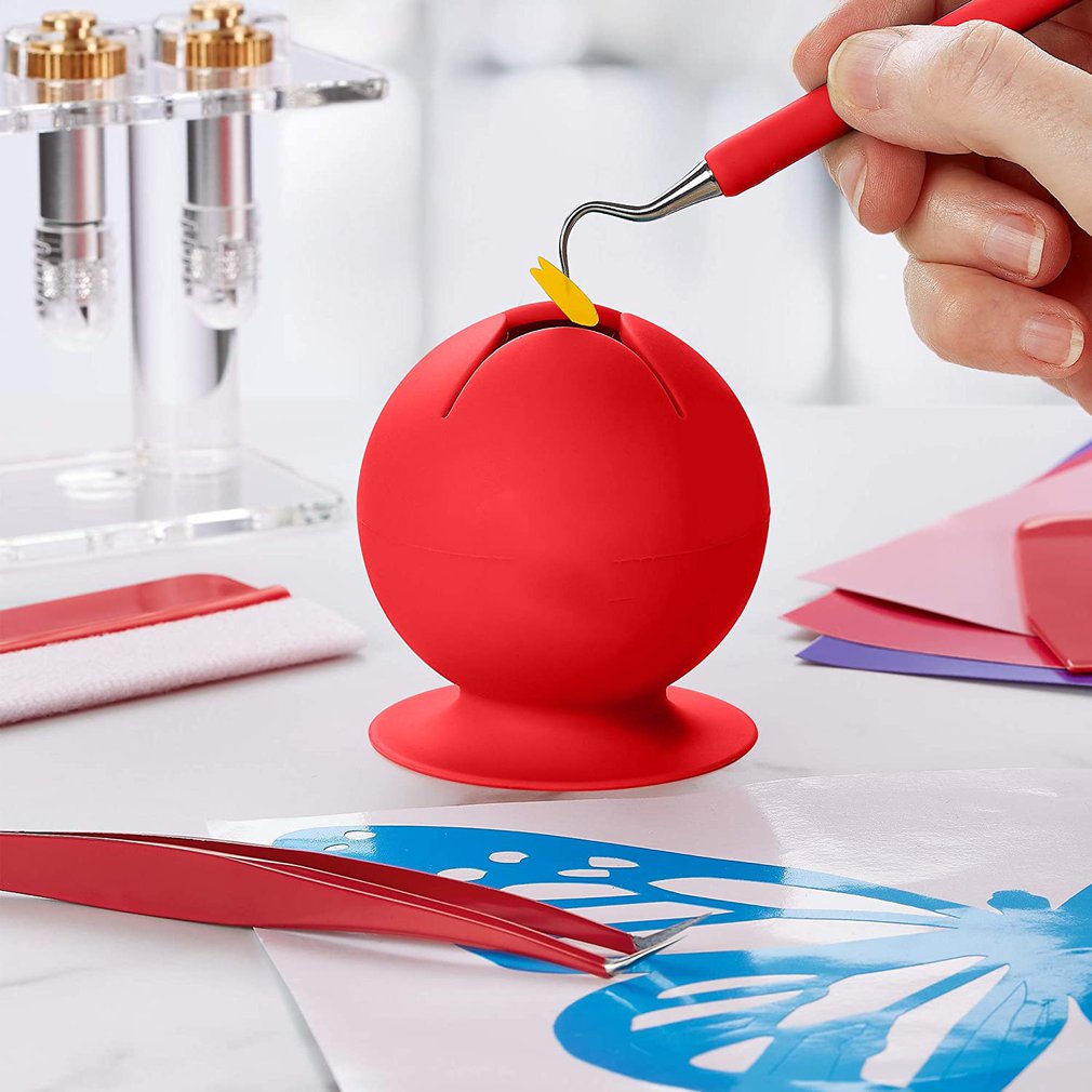 Compact Scrap Storage Ball Multi-function Silicone Storage Ball Lightweight Suction Vinyl Scrap Collector