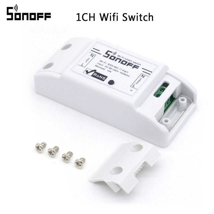Sonoff Wifi Smart Switch 1CH /2CH/ 4CH R2 DIY Switch Wireless Home Automation Timer Switch 220V Remote Control by Phone: Sonoff Wifi Switch