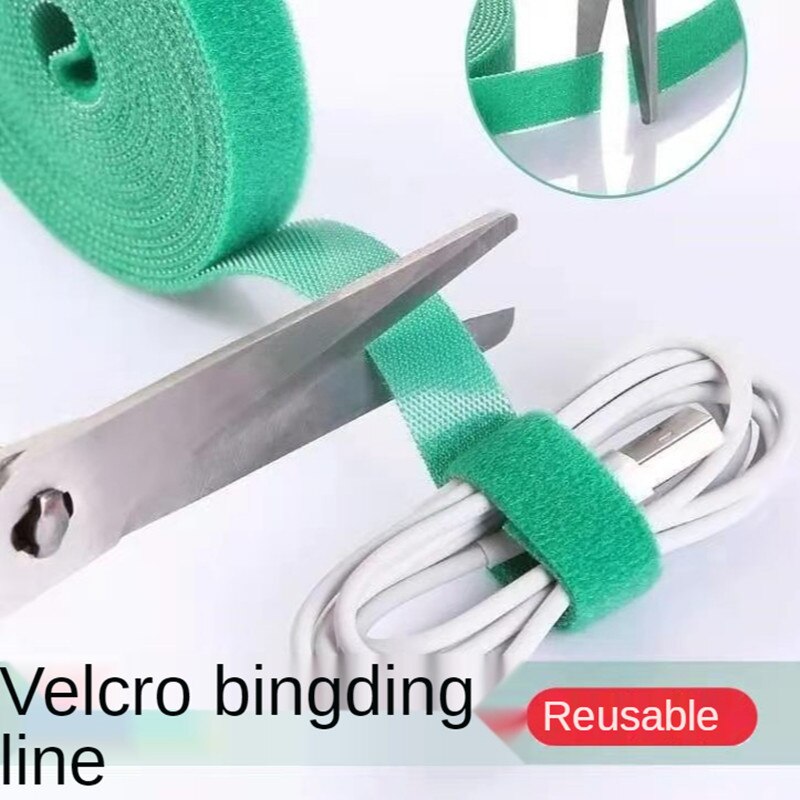 Cable Tie Cable Data Cable Charging Cable Storage Binding Belt Winding Hub Finishing Line Retainer Velcro Convenient Strap