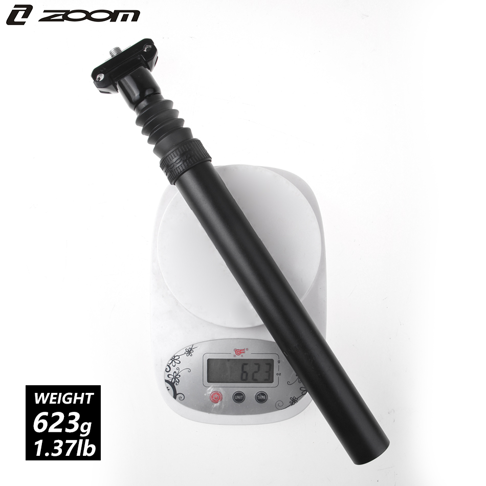 ZOOM – tige de selle de vélo de montagne 27.2/30.9/31.6mm X350mm, amortisseur de Suspension, pièces de bicyclette vtt: SP-372 31.6-350L