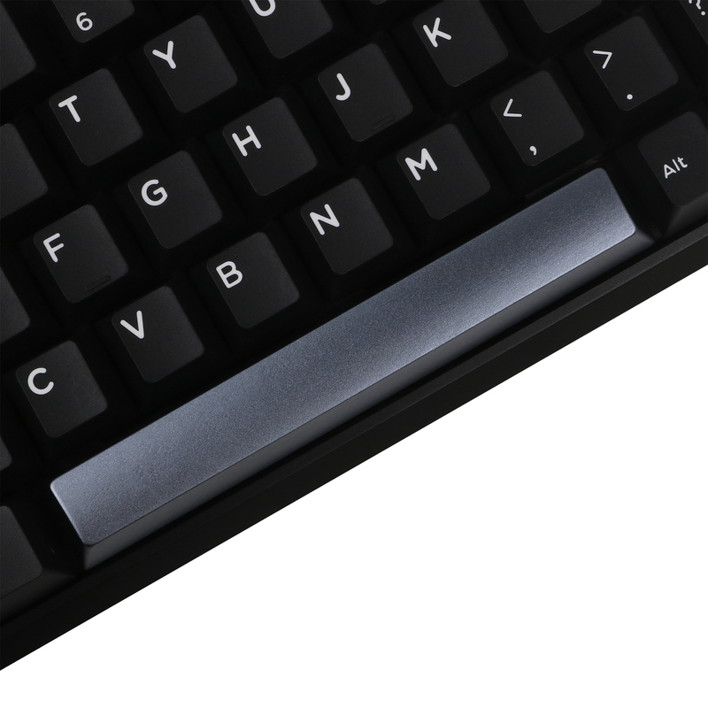 Mechanical Keyboard Metal Blank Space Bar Keycap 6.25U 6.25X Aluminum Alloy CNC Anodic Oxidation Spacebar Key Caps OEM Profile: 6.25U Grey Blue