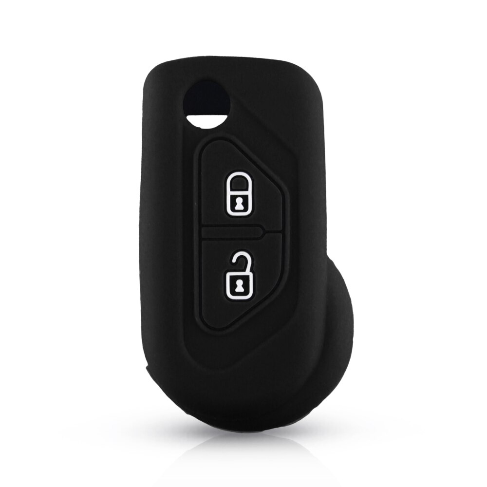 Dandkey 2 Buttons Silicone Car Remote Flip Key Fob Shell Cover Case For Citroen DS3 Skin HU83 Blade Older Protector